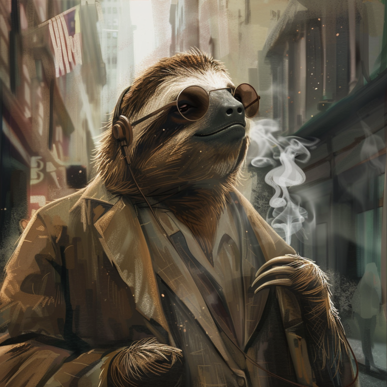 crypt0asylum's tweet photo. New player in Wall Street is $SLOTH from @SlothanaCoin $SMOG ing the new money. Are we in for a game @geebee_24 ? https://t.co/4KGe6GClJk