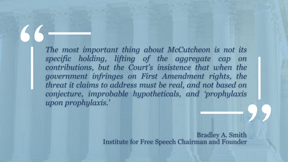 5. In the words of IFS Chairman and former FEC Chair @CommishSmith: