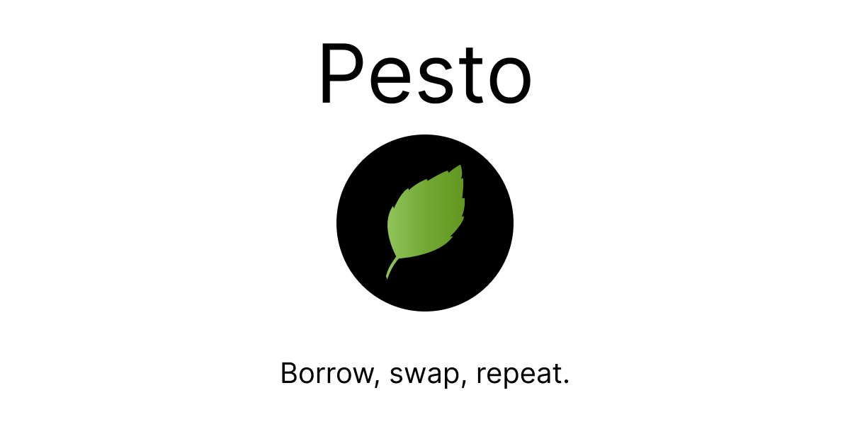 Introducing Pesto🌿: a DeFi protocol that lets you short or long any token using existing liquidity from @Aave and @Uniswap.