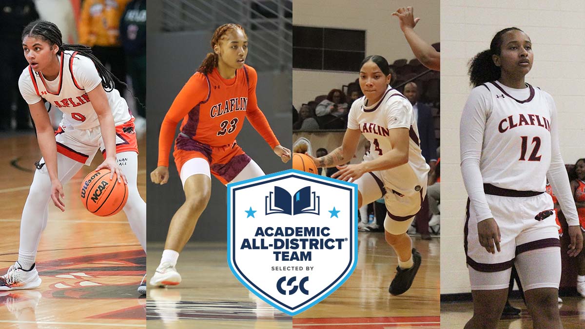 Four Lady Panthers Named to CSC Academic All-District Team #PAWSUp athletics.claflin.edu/news/2024/4/2/…