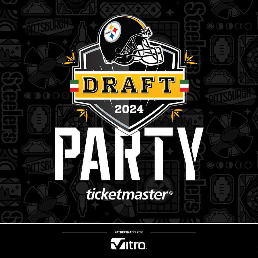 ¡Los Steelers en Monterrey por PRIMERA VEZ!🇲🇽 Celebremos juntos la llegada de los nuevos integrantes del equipo en nuestra NFL Draft Party en Terraza Estadio Banorte🥳 ¡Compra tus boletos YA! (Cantidad limitada): Steelers.com/DraftFiesta | @Ticketmaster