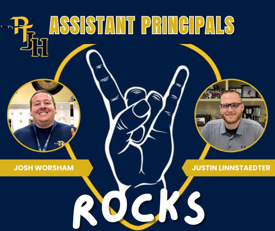 PTJH recognizes #APWeek. Thank you Mr. Worsham and Mr. Linnstaedter for all you do at PTJH! #PTJHRocks