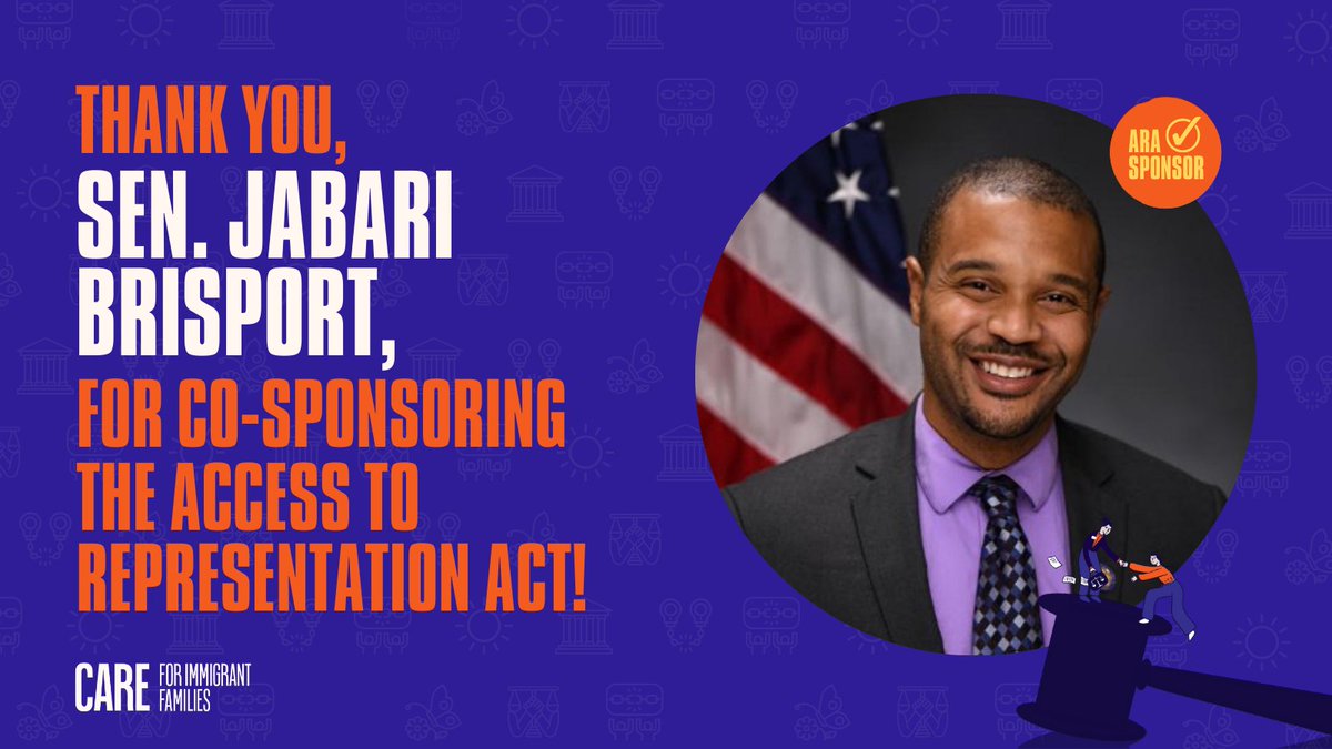 ICARE_Coalition's tweet photo. Thank you, @bradhoylman, @JabariBrisport @jessicaramos for co-sponsoring the #AccesstoRepresentation Act to establish a right to counsel for people in immigration court. Let's ensure $150M for immigration legal services is included in the FY25 NYS budget! #CARE4IF https://t.co/2RDFk41Z30