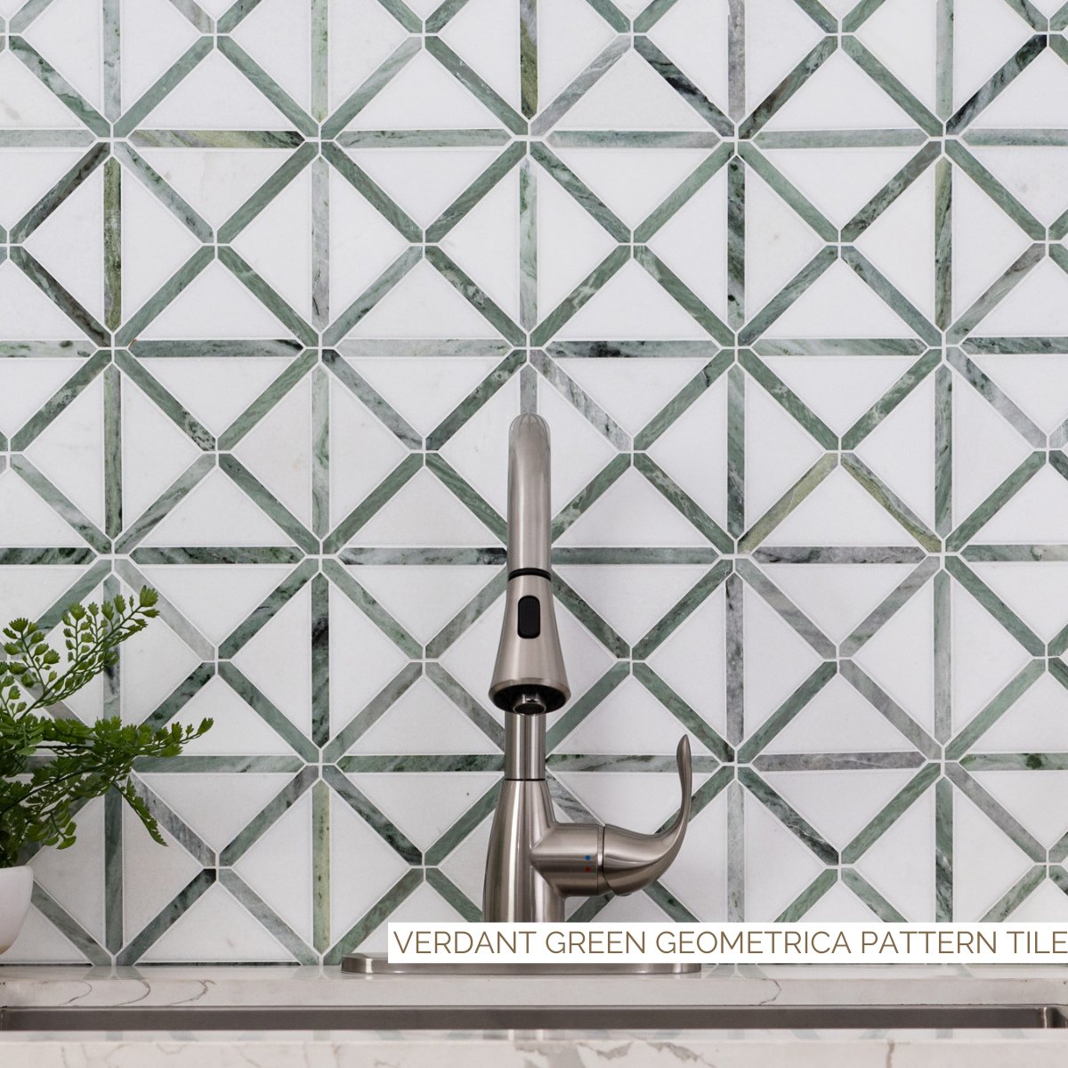 Natural stone shines in our geometric mosaic tiles. Perfect for floors, walls, and backsplashes in any space. Which design captures your imagination? bit.ly/4aglcK8