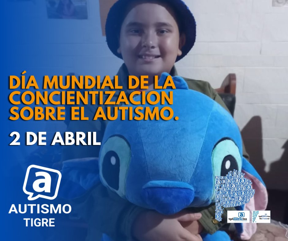 2 DE ABRIL.-
DÍA MUNDIAL DE CONCIENTIZACIÓN DEL AUTISMO. 

Se estima que en argentina hay más de un millón de personas con autismo, no mires para otro lado.
#DíaMundialAutismo
