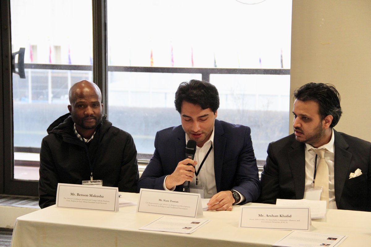 #MultiFaithHighLevelForum: Photos from Session Six: Faith, Communities and Conflict: Protecting Communities in Conflict Situations and Emergencies. 🔗 bit.ly/49miwJD #rfpnews #religion #peace #multifaith #interreligious