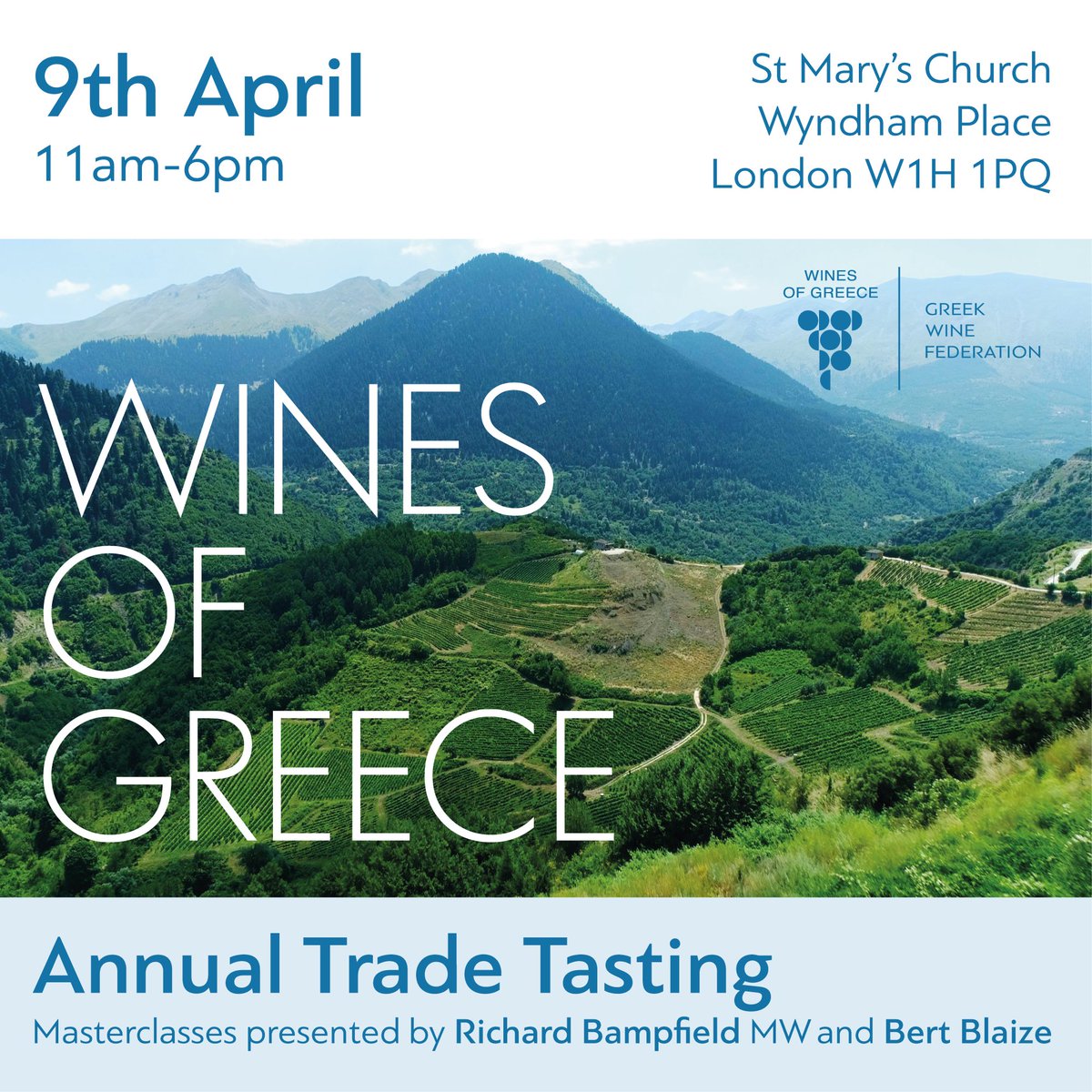 One week to go! 44 amazing producers, and over 230 Greek wines will be poured at the upcoming Wines of Greece Annual Trade Tasting. We hope to see you on the 9th! Trade friends pls spread the word and register :) westburycom.co.uk/wines-of-greec…