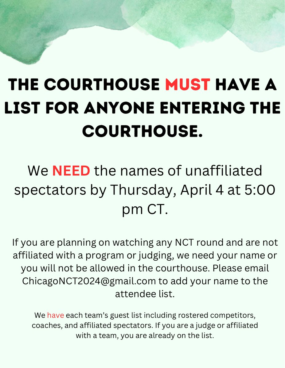 College Mock Trial tweet media