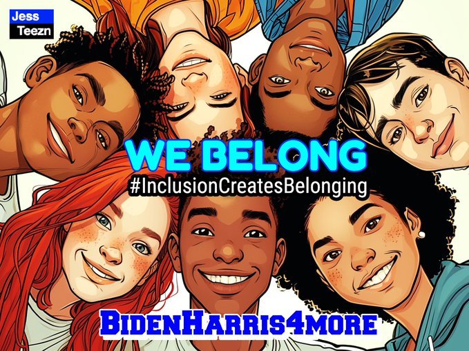 Care about folks  feeling safe no matter who they are or how they express themselves? Want strong connections w folks we live w daily?
Pay attention to the extremists who care about culture wars & vote them out. Vote for people who believe 
#InclusionCreatesBelonging
#DemVoice1