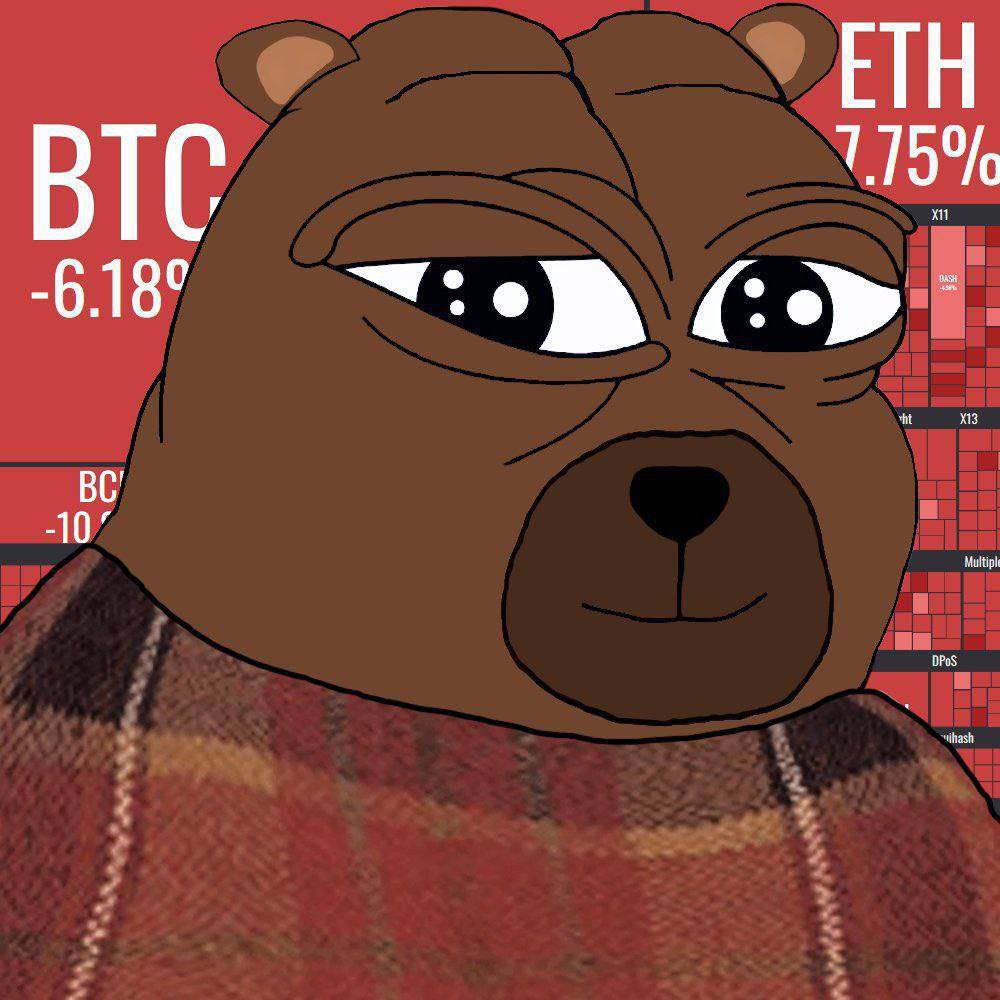 SnottyNapkins's tweet photo. Are y’all doing okay? The bear is taking over right now $BOBO 🐻🫡 https://t.co/c1vjpgg8Gv