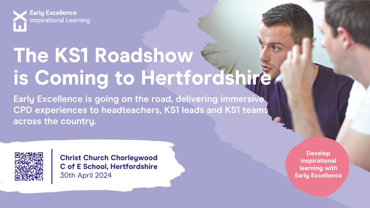 Our Roadshow will be at Christ Church Chorleywood C of E School, Hertfordshire, this month for you and your team to be fully immersed in this highly informative CPD experience and gain the knowledge to improve your provision. Book your place here: bit.ly/3wVSYpk
