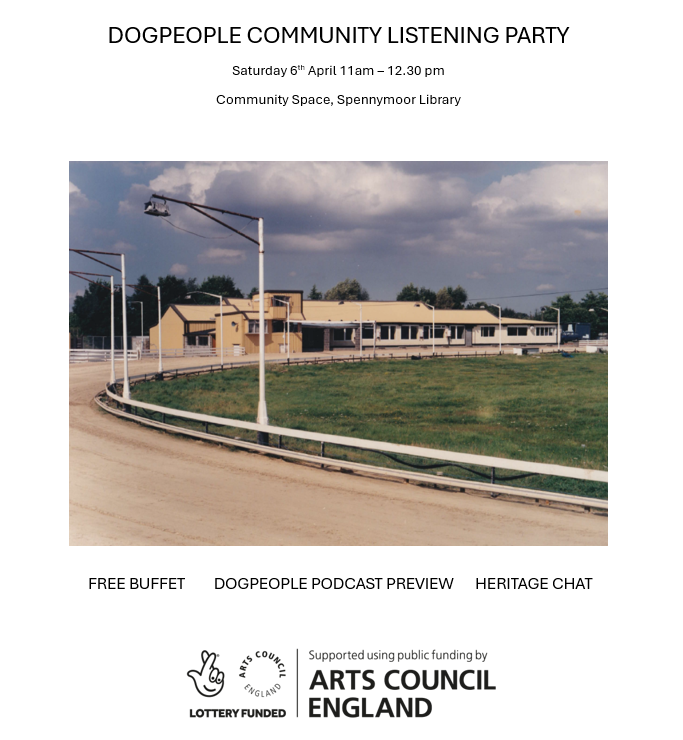 louise__powell's tweet photo. Very excited that this Saturday, @bridgetwriting &amp; I will be at Spennymoor Library to share a sneak preview of Episode 1 of the @ace_national funded DOGPEOPLE podcast at this free Community Listening Party, kindly supported by @TheStoryDurham! We'd love to see you there. https://t.co/FF0Gjije3n