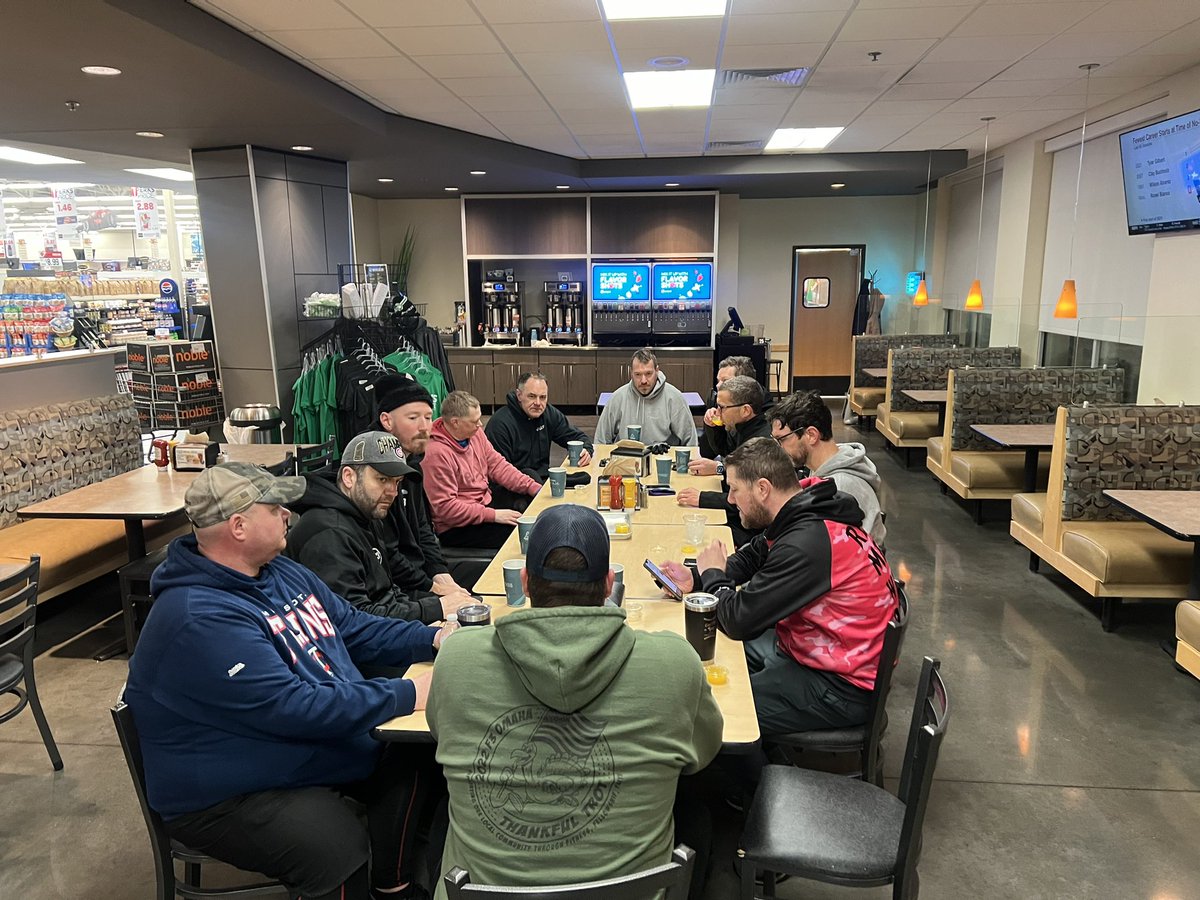 The cold, wet & windy morning did not keep any of these hammers away from bettering themselves & the brothers around them at @F3TheWhetstone Great work @BradBoutwell2 on the @F3OmahaBruiser workout followed by a fantastic @F3QSource discussion on Q3.2 Mutual Competence @F3Omaha