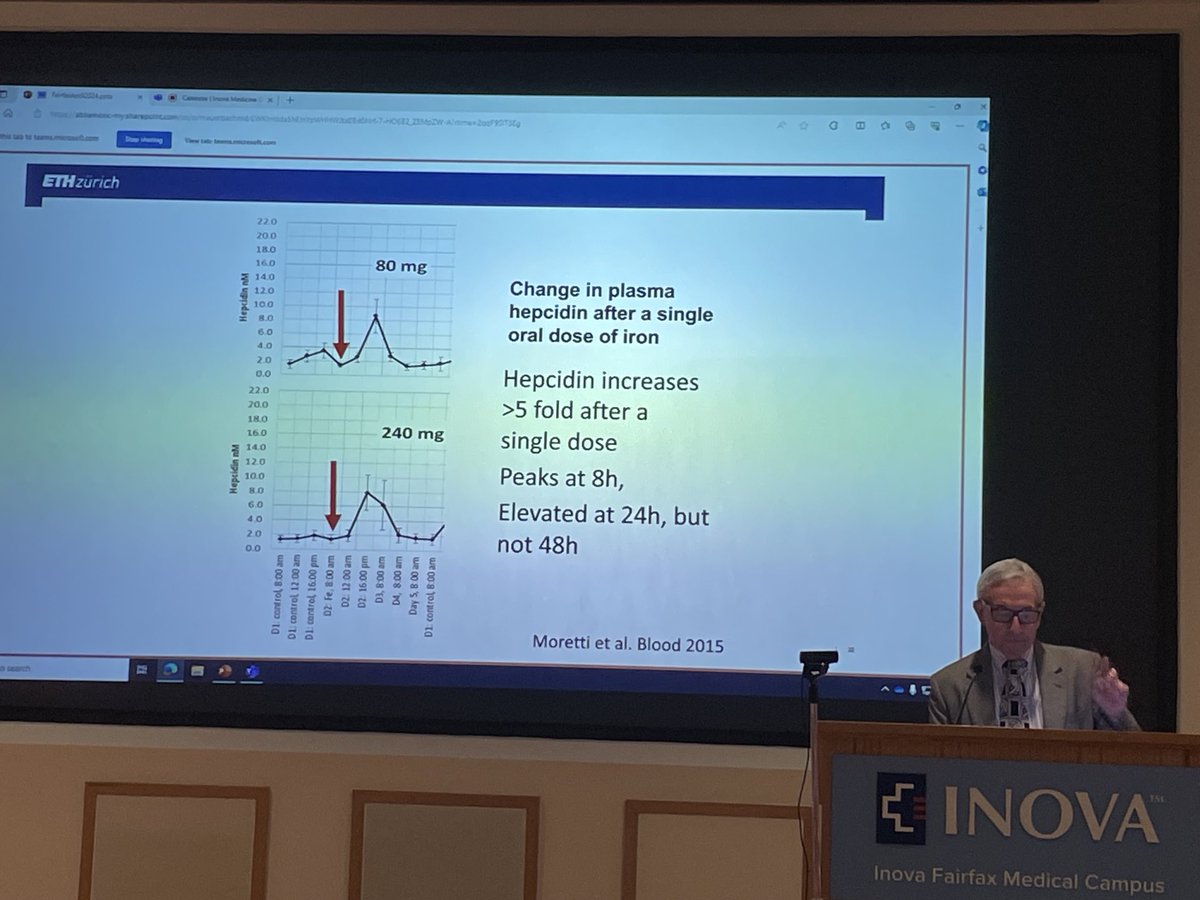 If you haven't heard Michael Auerbach lecture on IDA and iron treatment you have no idea what you are missing. Invite him to speak now!!! ⁦<a href="/SPAQIedu/">SPAQI</a>⁩ ⁦<a href="/InovaHealth/">Inova</a>⁩