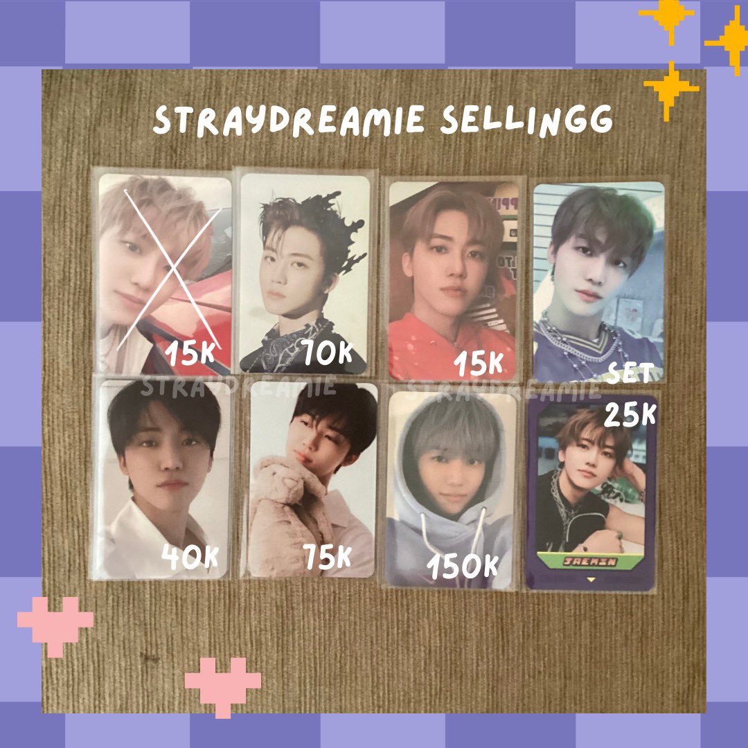 straydreamie's tweet photo. 🌸 wts aab jaemin 🌸

prefer take bulk, each ok
in rush negotiable

📍sby, ina
shopee✅
ww✅
-exc adm shopee- https://t.co/FODN0i0dQq