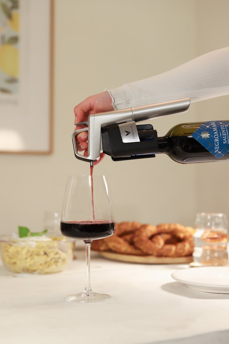 Preserve the freshness of your wine with every sip. With Coravin, each glass poured is as exquisite as the first. bit.ly/3PLBmTq #preserve #timeless #wine