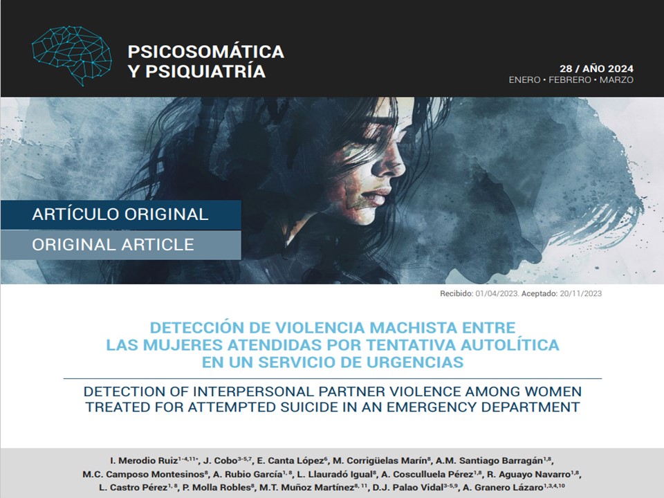 Artículo Detección de violencia machista entre las mujeres atendidas por tentativa autolítica en un servicio de urgencias. 
IP Igor Merodio <a href="/Garfiel14/">Igor</a> 
raco.cat/index.php/Psic…
<a href="/ASCISAM/">ASCISAM</a> <a href="/_AEESME/">AEESME</a> <a href="/infermerescat/">Consell d’Infermeres</a> <a href="/COIBarcelona/">Col·legi d'Infermeres i Infermers de BCN (COIB)</a> @InfermeriaTauli <a href="/parctauli/">Consorci Corporació Sanitària Parc Taulí</a> <a href="/jesuscobogomez/">JesusC</a> <a href="/DiegoJPalao/">Diego J Palao</a>
