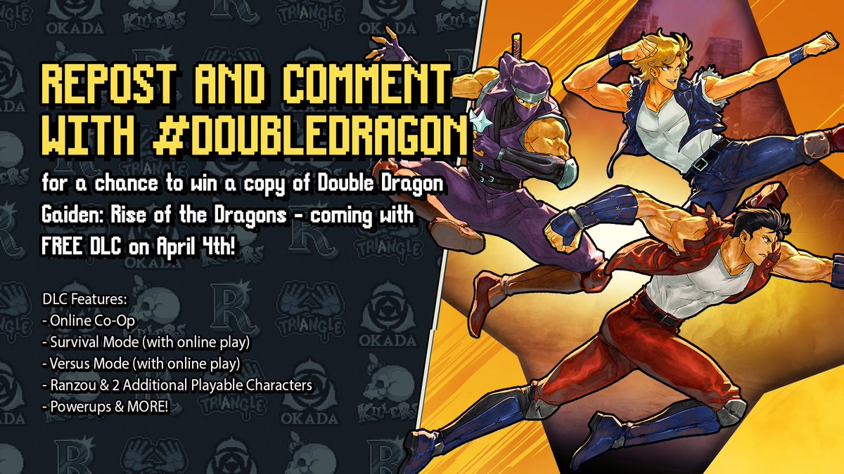 mscupcake91's tweet photo. I'll be streaming the brand new #doubledragon DLC this Thursday!! But in the meantime I've been provided some keys to giveaway by the lovely people at @MaximumEntmt! So if you wanna kick some butt, leave a comment and retweet and all that good stuff! #ad https://t.co/wtyJonw9GF
