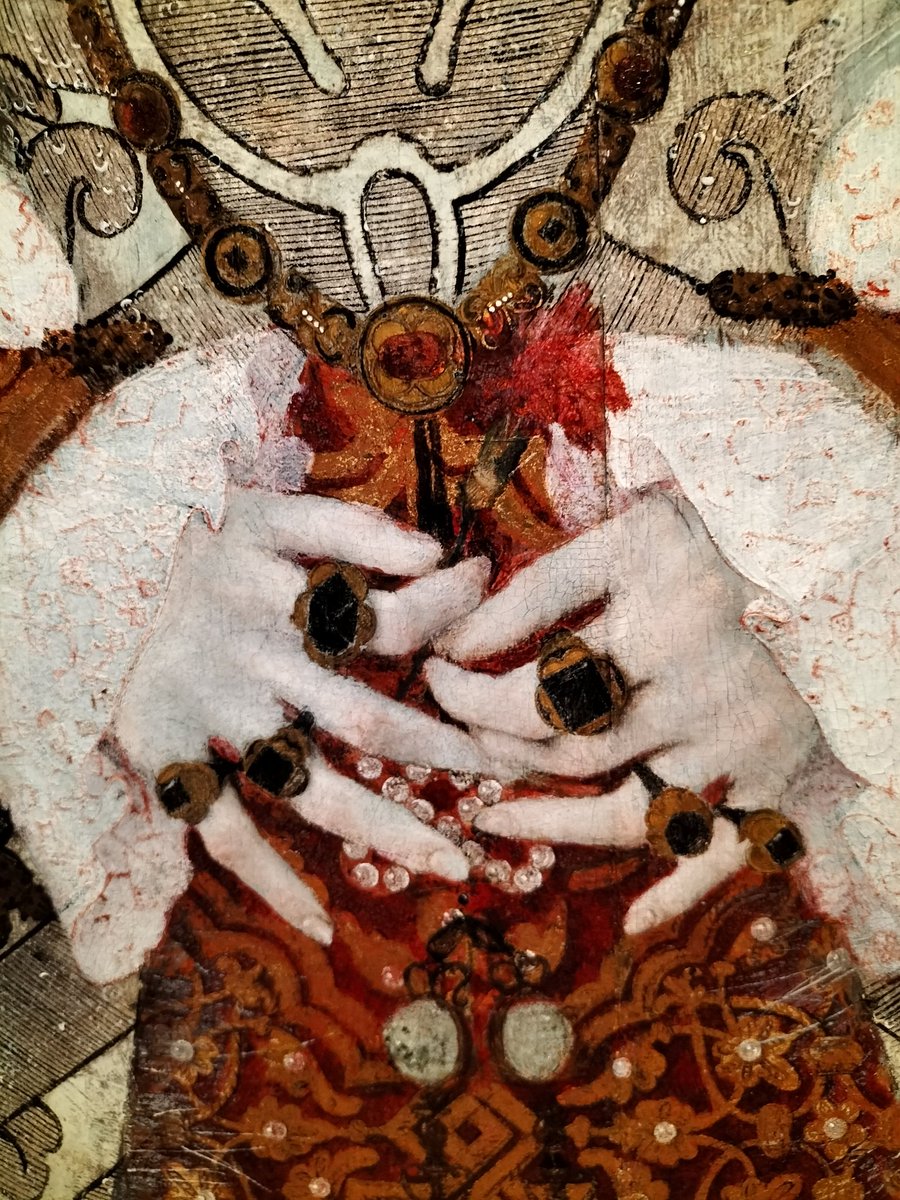 GreyRevisited's tweet photo. Fantastic cleaning work on NPG4451. It looks amazing and you can see so much more 😍😍 #CatherineParr #Tudors #Tudor #Art https://t.co/rB5pfT5qBC