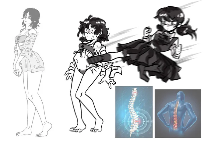 No, you have to take the opportunity to break her spine actually 