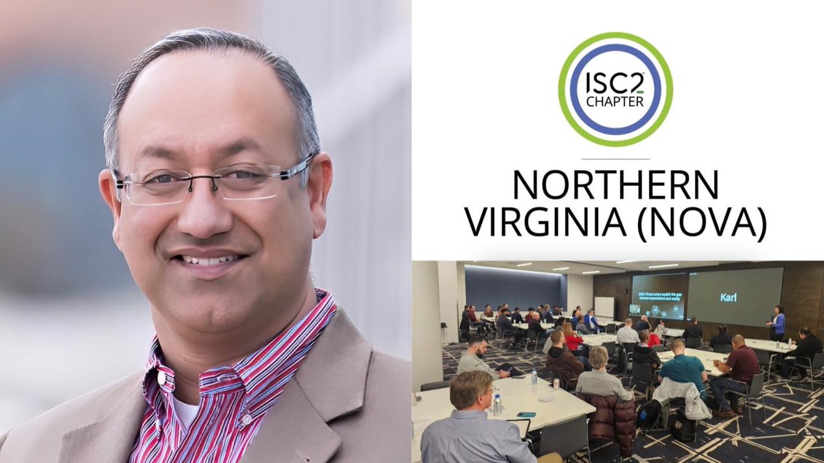 Join us for our upcoming <a href="/ISC2/">ISC2</a> NOVA Chapter meeting!  We are excited to have Valinder Mangat, our CIO, share his insights. Valinder will provide a talk on Reduce Risk by Automating Compliance with OSCAL. Register bit.ly/3PDPPkc

#isc2nova #isc2 #OSCAL #cybersecurity