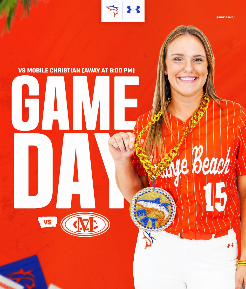 Orange Beach Softball (@oba_softball) on Twitter photo AREA GAME on the road! 🚌
🥎 vs Mobile Christian
⏰ 6:00 Varsity
📍 AWAY
<a href="/MakoAthletics/">Mako Athletics</a>
<a href="/GCMSportsAL/">Gulf Coast Media Sports</a> AREA GAME on the road! 🚌
🥎 vs Mobile Christian
⏰ 6:00 Varsity
📍 AWAY
<a href="/MakoAthletics/">Mako Athletics</a>
<a href="/GCMSportsAL/">Gulf Coast Media Sports</a>