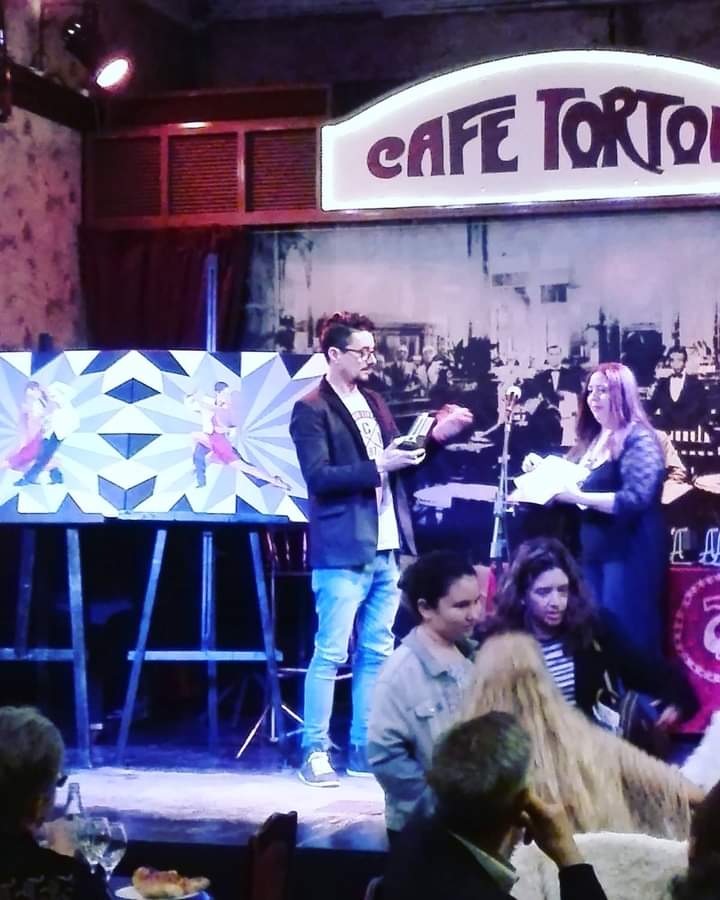 Ganadores de los premios ATREZZO 2019 premios intercontinentales entre America y Europa.Rubro Banda de Electro- Pop categoría Música.El evento de premiación se realizo el día 23 de abril en el Café Tortoni ubicado en Av. De Mayo 825, Capital Federal, Argentina. #Premios