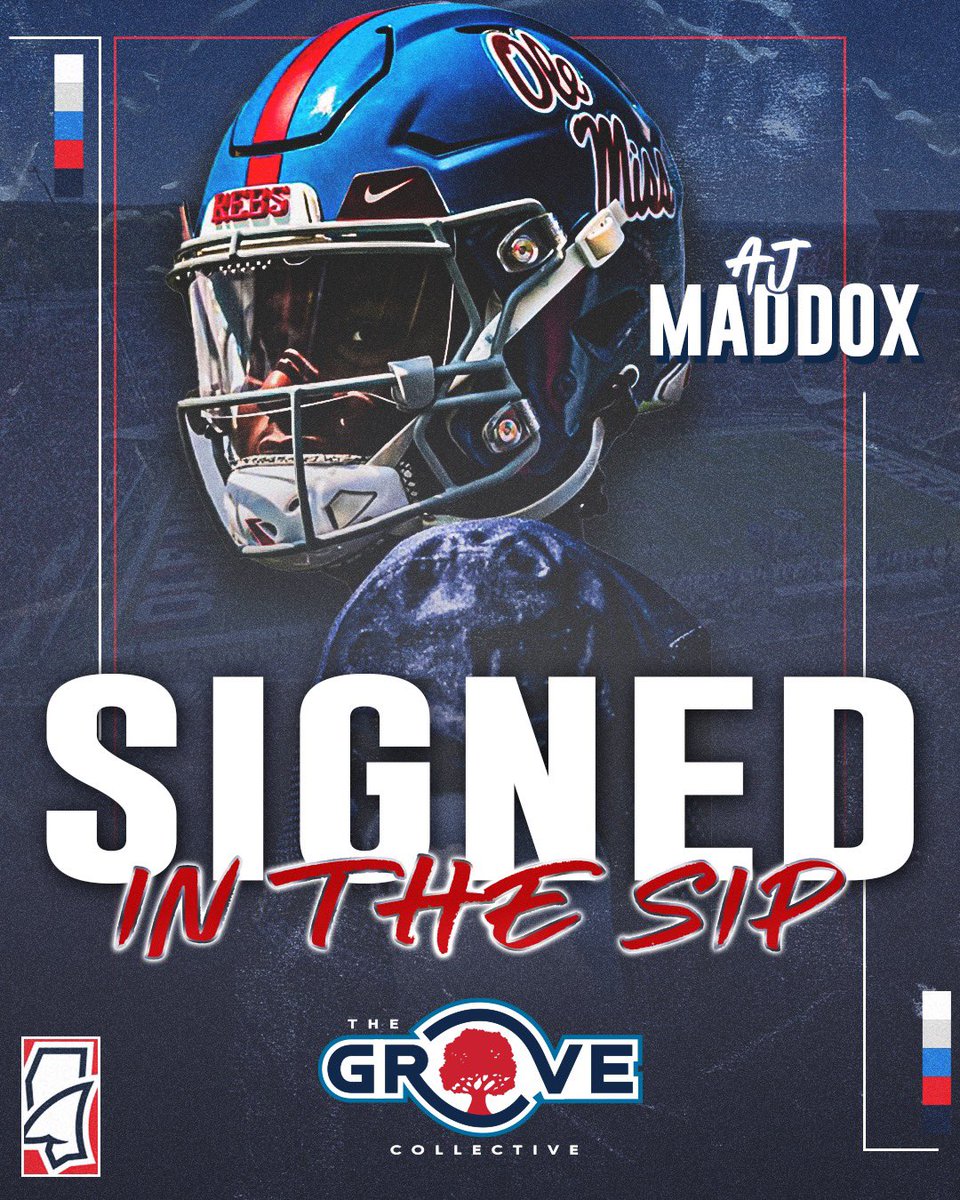 Staying in the ‘Sip 🤝 We are so excited to welcome MS native, @Anthonymaddoxjr to the Grove Collective!! 🏈