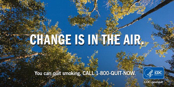 Consider making a change today and start your quit smoking journey. For free help quitting, visit CDC.gov/quit. #TuesdayThoughts