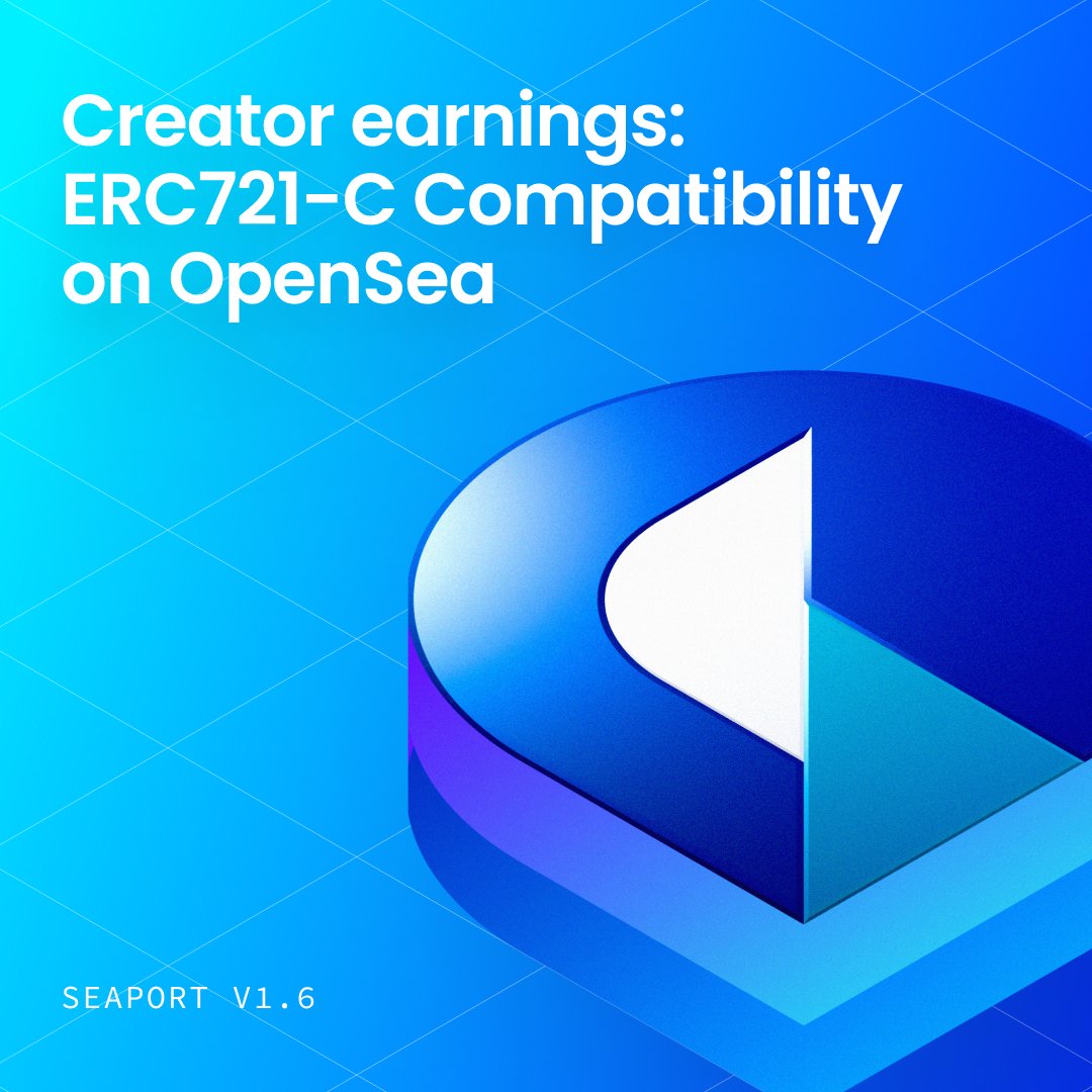 We're excited to announce that creators can now use ERC721-C from @limitbreak to set and enforce their own creator earnings on OpenSea. What is ERC721-C? ERC721-C is a standard that enables creators to implement programmable and enforceable creator earnings on-chain. It also