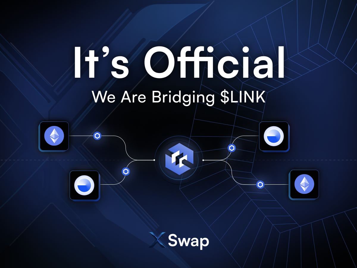 xswap_link's tweet photo. Chainlink now officially integrated XSwap as a $LINK token bridge between Ethereum &amp; Base.

This is a key step forward in shaping the future of finance.

https://t.co/mqkMSCWcKm

Excited for what lies ahead!

#XSwap 🫱🏻‍🫲🏼 #Chainlink https://t.co/R5JTpVSftH