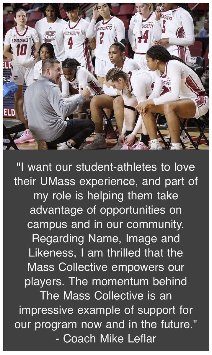 📢 Exciting News! 🏀 Introducing the Women's Basketball @UMassWBB Specific #NIL Fund of @TheMassCo! 🎉 Support UMass Women's Basketball athletes like never before. Join us in empowering these talented players through Name, Image, and Likeness opportunities! #WBB #UMass #NIL 👉…