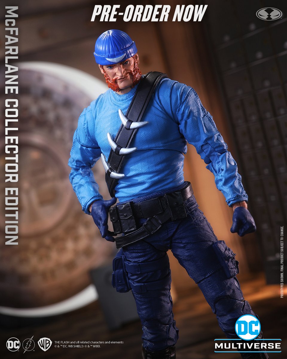 Captain Boomerang™ (McFarlane Collector Edition #13) is available for pre-order NOW at select retailers!
➡️ bit.ly/CaptainBoomera…

7' figure includes jacket, scarf, 2 boomerangs, 4 extra hands, art card & stand

#McFarlaneToys #CaptainBoomerang #McFarlaneCollectorEdition