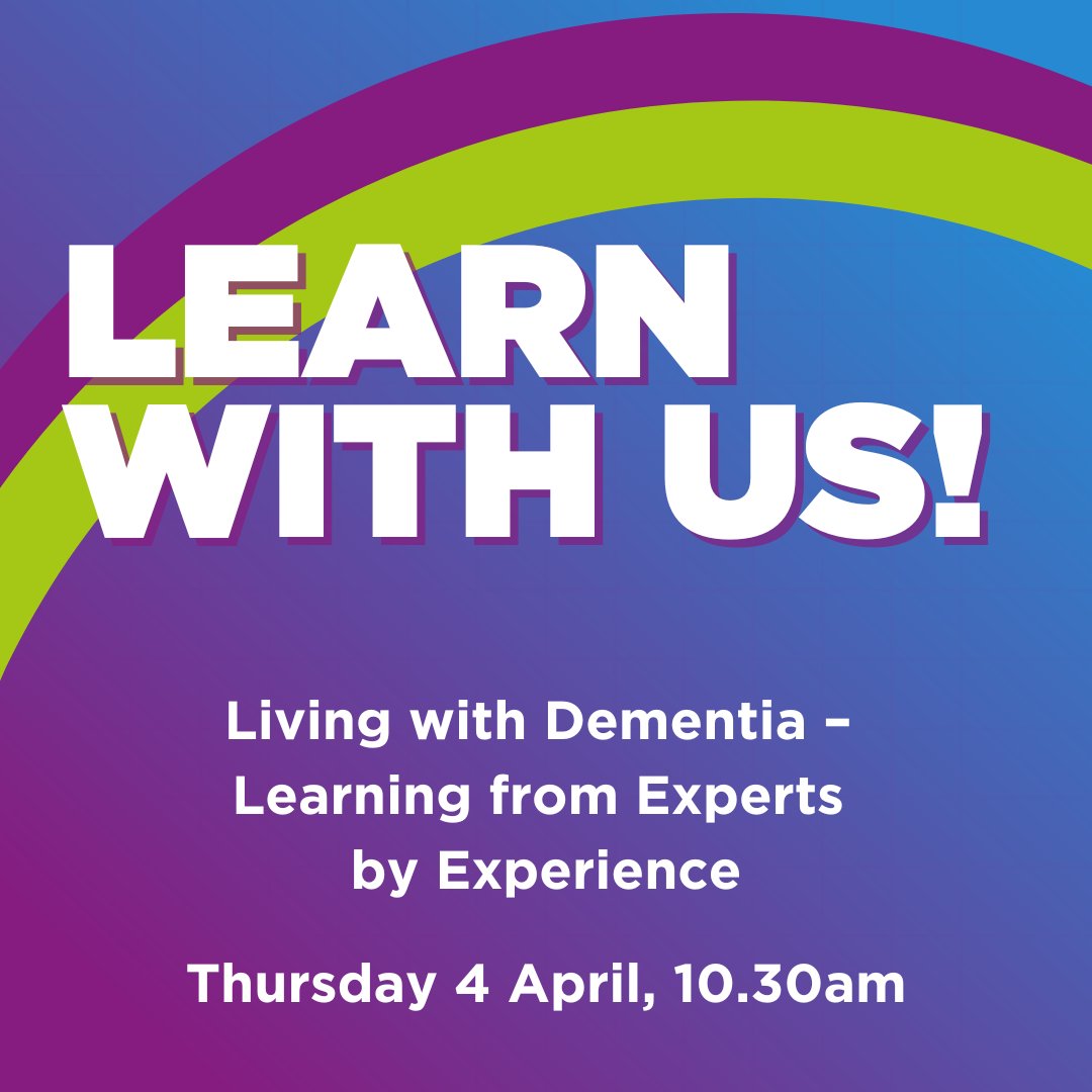 Join us on Thursday to hear from the perspectives of two experts by experience, Sara, a carer and Peter, who is living with Alzheimer’s. It promises to be an insightful and revealing session as we learn from the Experts by Experience. Register here ➡️ bit.ly/keech_livingwi…