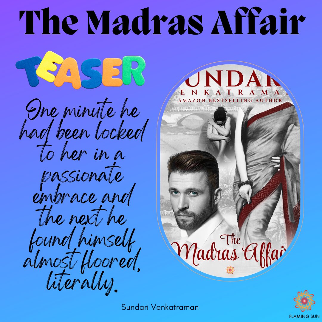 THE MADRAS AFFAIR #contemporaryromance #SundariVenkatraman #RomanceNovel #RomanceReaders #romanceclub #TheMadrasAffair #KindleUnlimited One minute he had been locked to her in a passionate embrace and the next he found himself almost floored, literally. amazon.in/dp/B0743X54SN