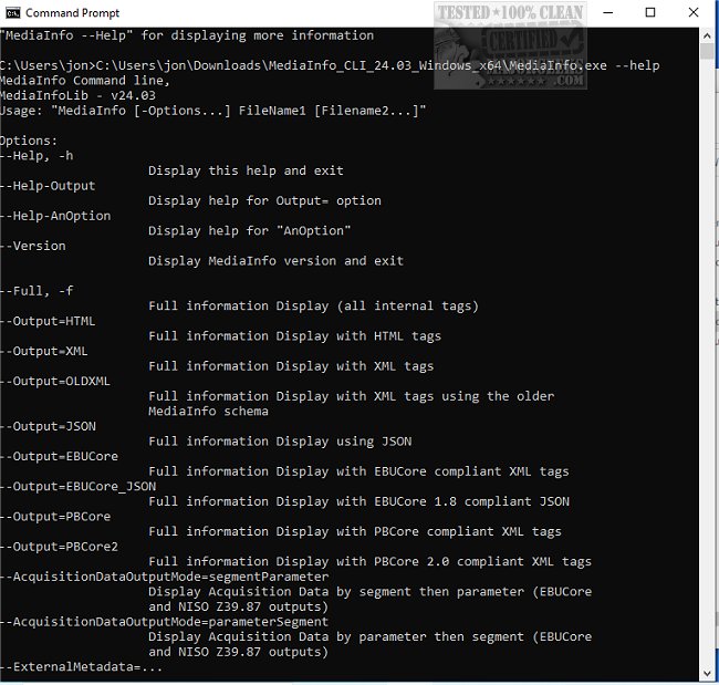 majorgeeks's tweet image. New! MediaInfo CLI is a free #multiplatform tool that provides #technical and tag information about #video or #audio files.
majorgeeks.com/files/details/… #opensource