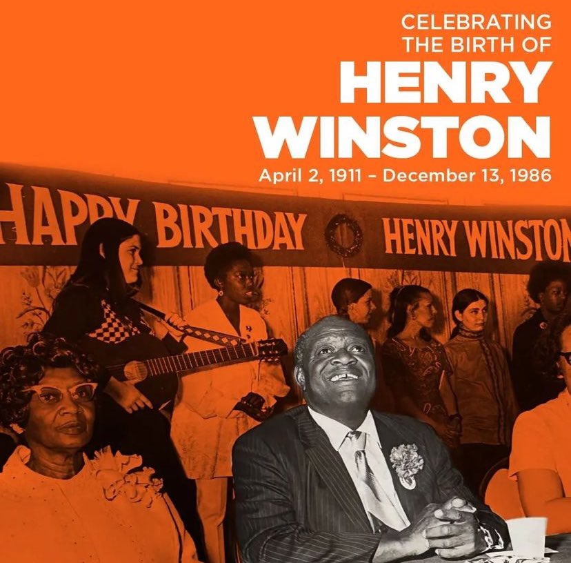 “They robbed me of my sight, but never my vision.”

Happy Birthday to Henry Winston: a brilliant strategist and Marxist theoretician. His legacy lives on as our Party continues to struggle against racism, political repression, and a world free of exploitation and oppression. ❤️