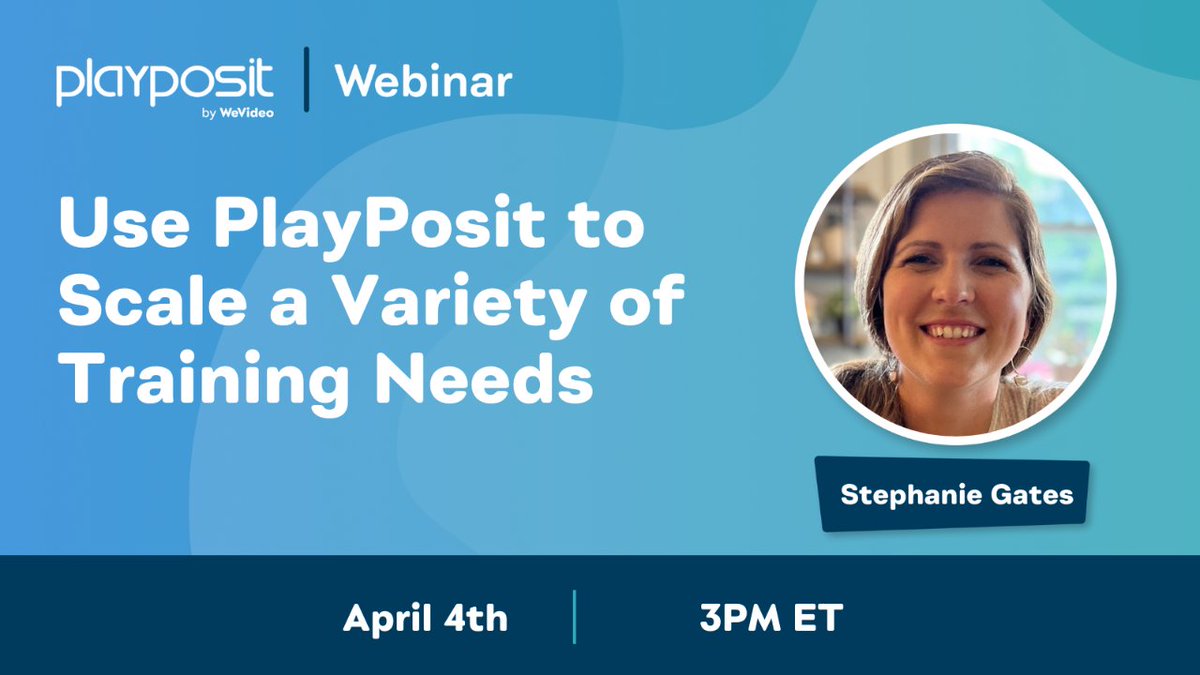 Want to see how PlayPosit can enhance your training experiences?  Learn how PlayPosit is used for: ✅ Staff onboarding ✅ Software training ✅ Best practices and policy reviews And so much more! See you tomorrow at 3PM ET: streamyard.com/watch/R8iHe8HP…