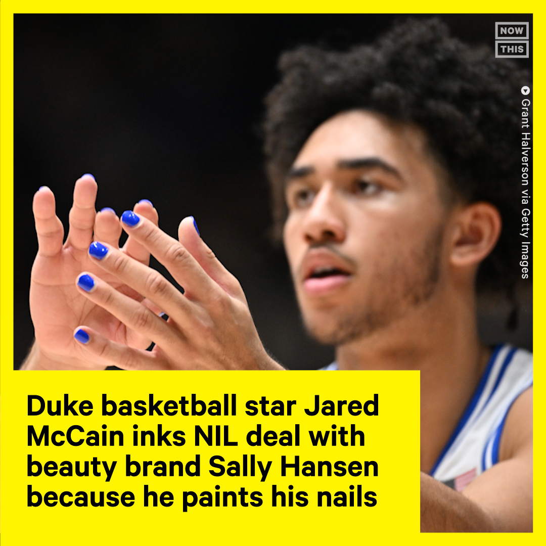 Freshman Duke basketball guard Jared McCain recently signed a deal with beauty brand Sally Hansen, known for its nail polish, because he likes to paint his nails blue and white for his games. The 20-year-old, who is already worth $1.2 million, has brushed off any criticism. He…
