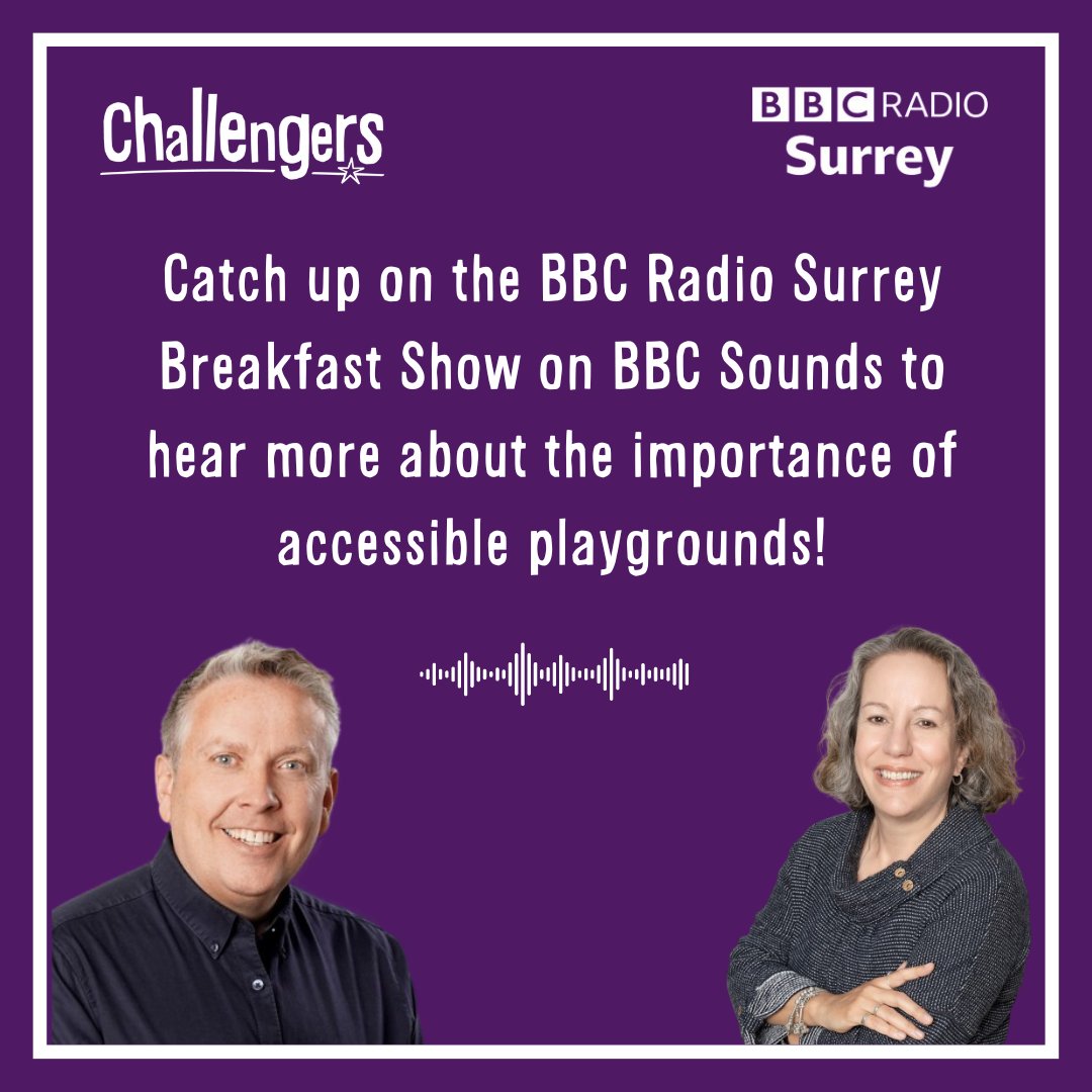Recently, the UK disability charity @Scope found that only 1 in 10 playgrounds are accessible to disabled children. Our CEO Gen spoke to presenter James Cannon about these findings and the importance of inclusivity 🧡 Listen here (starts at 1hr37mins) - ow.ly/9C6v50R6NpK