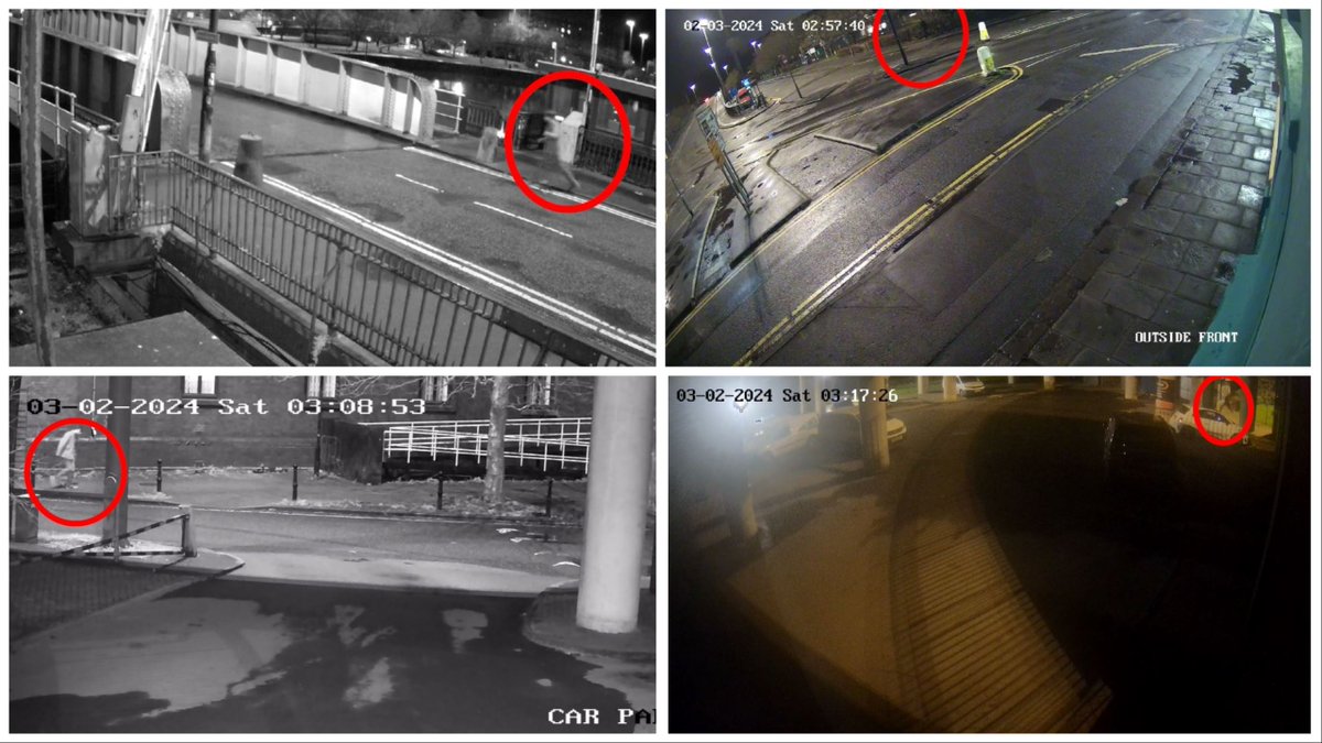 Were you travelling in these areas on Saturday 2 March? The map below and CCTV images show the last known sightings of Jack O'Sullivan between 2.45-3.15am. If you have any information, please get in touch.