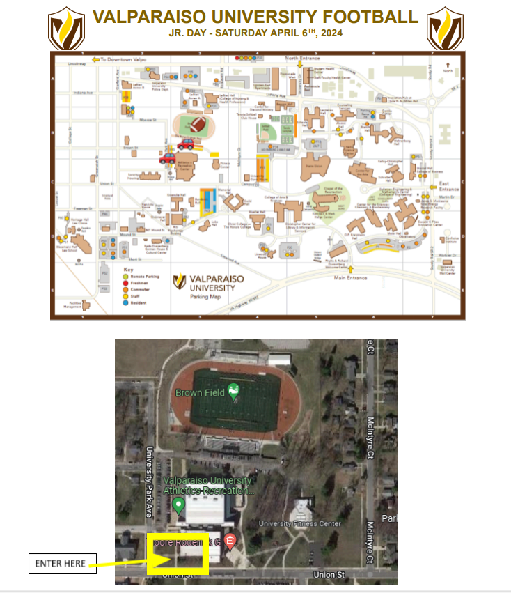 @valpoufootball JUNIOR DAY ITINERARY FOR SATURDAY, APRIL 6TH, 2024 🚨🚨🚨If you've registered for JR Day - MAKE SURE YOU RESERVE YOUR CAMPUS TOUR SPOT ➡️admission.valpo.edu/register/fb-ap…