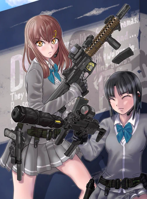 #欲望はぜんぶ口に出したほうが仕事につながる欲望は銃と女の子のお仕事! 