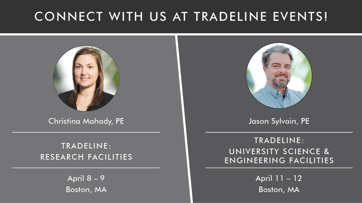 Connect with us at two @TradelineInc events in Boston next week! Join Christina Mahady at Research Facilities from April 8-9, then meet Jason Sylvain at University Science & Engineering Facilities from April 11-12. Excited to attend & share ideas with you! tradelineinc.com