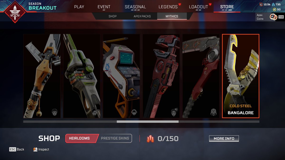 krinkstone's tweet photo. HALLO @PlayApex MY WHATTSON HEIRLOOM IS GONE... My 150 HEIRLOOM SHARDS I HAD ARE GONE... MY COMPLETED BATTLEPASS IS GONE... AND ALL MY CHALLANGES ARE GONE https://t.co/CX8GEngiP7