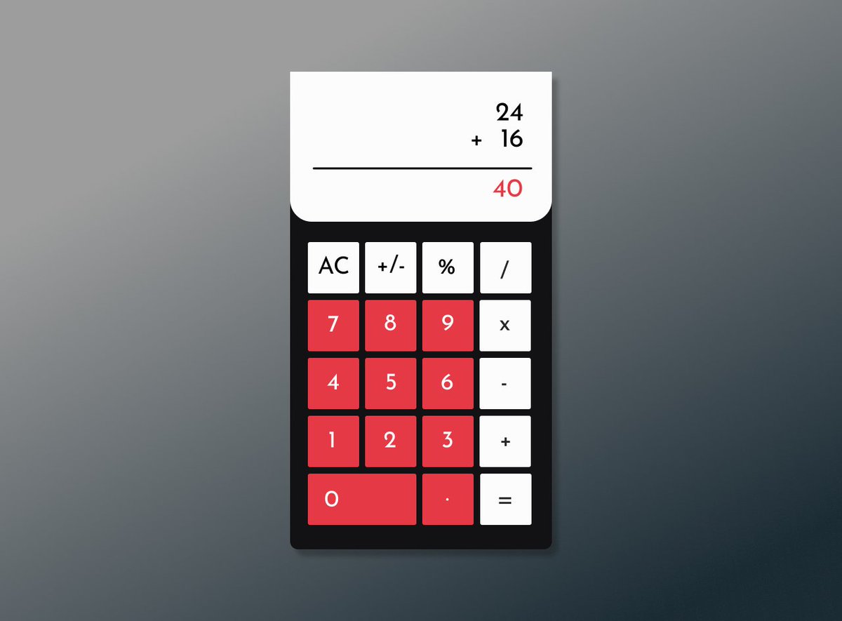 astralathenaa's tweet photo. #DailyUI day 004 - Calculator. Minimal, clean and flat. #figma https://t.co/Fk7BfB8pid