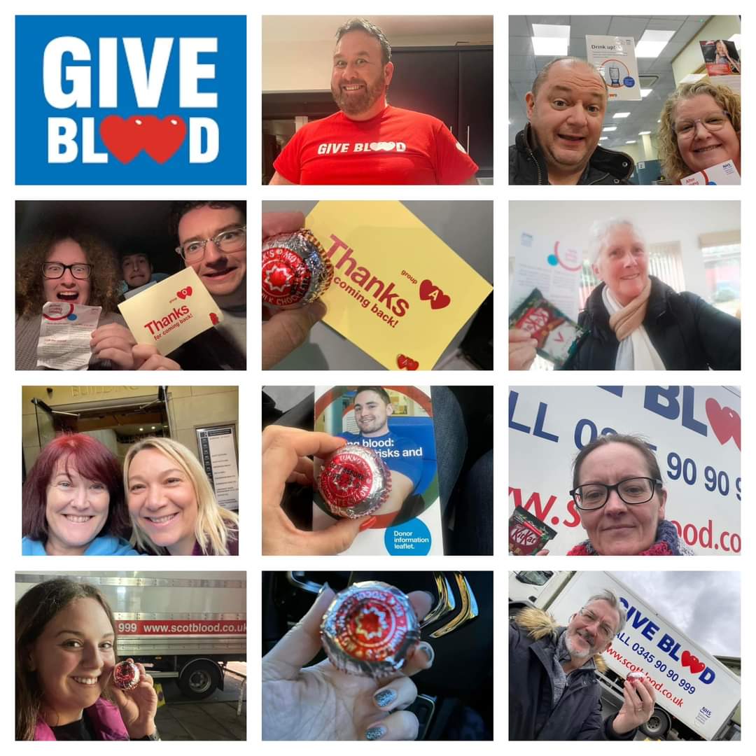 paullyv71's tweet photo. @studio32theatre are on a mission to collectively donate 51 pints of blood to @givebloodscot in honour of our dearly loved member @c7ped, who sadly passed last year. The clinic will be in East Kilbride on 8 &amp; 12 April. #PintsForPed.

Thank you 🧡

https://t.co/npPOn3Tu5n https://t.co/XrRQxg31ZV