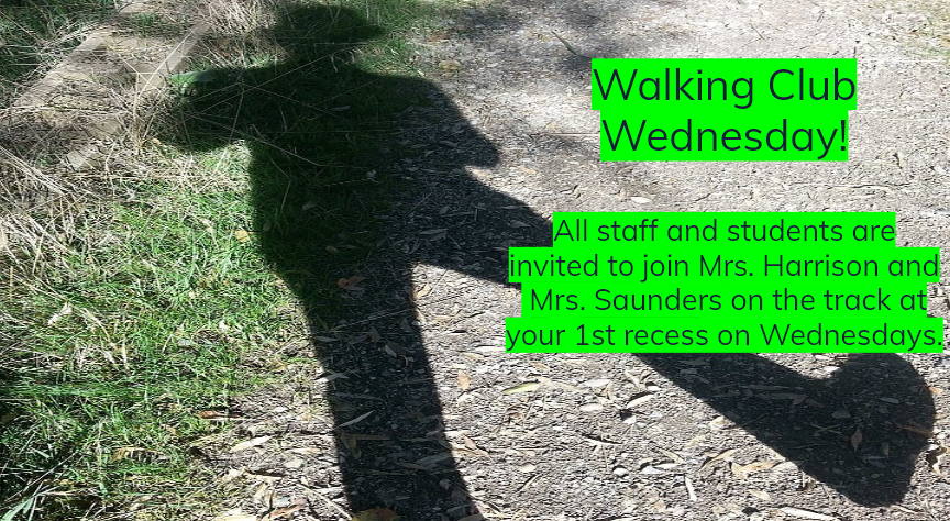 All staff and students are invited to be a part of the Walking Club on Wednesdays at 1st recesses. Come add to your steps, get your heart pumping and connect with colleagues and peers in fresh air! @CMESWolfPack is #onthemove @SCDSB__OPHEA @lesaundersyaho1
