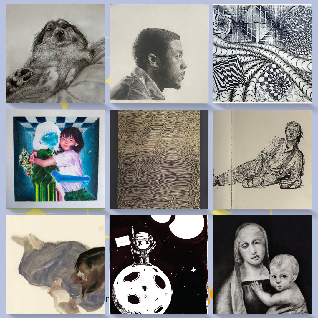 HumberArtShow's tweet photo. As we get closer to the big day, please enjoy all of the submissions we received this year in the ‘Drawing’ category!

Come join us for the art reception on Monday, April 8th in the G Building.

Please visit our Eventbrite page link for free registration.

#HumberArtShow https://t.co/cilY3ZhOXc