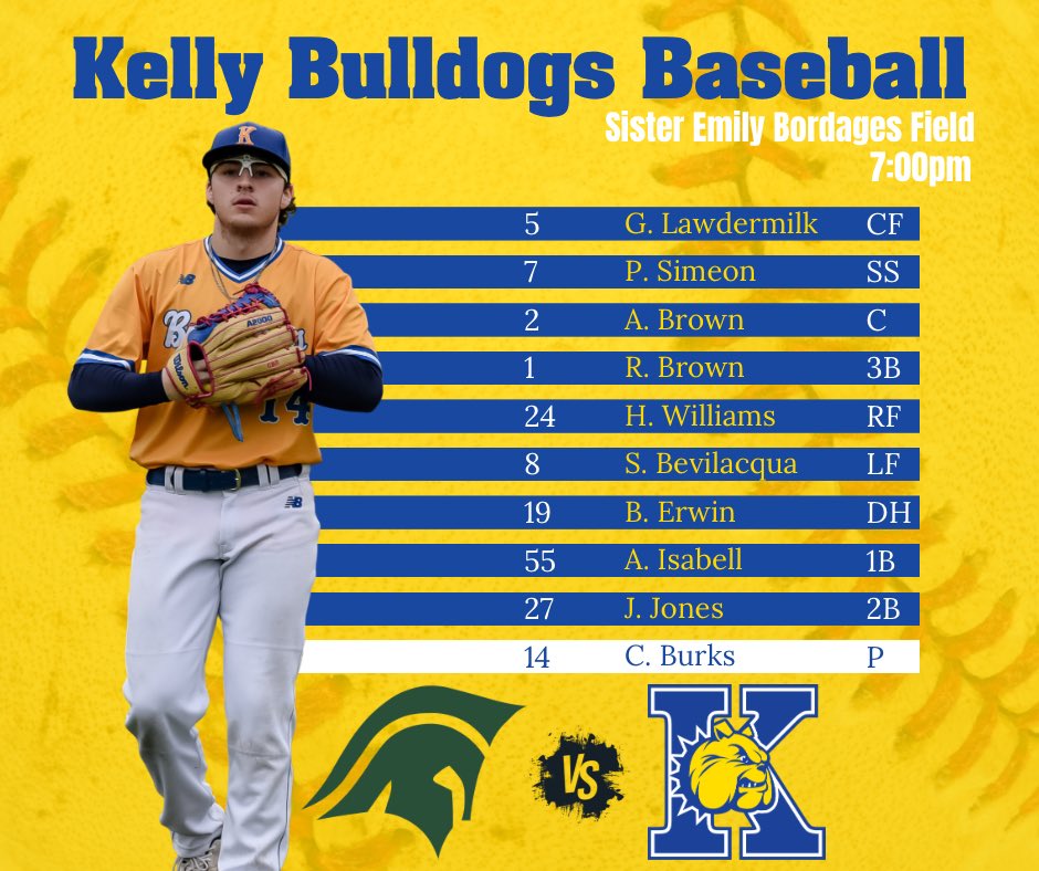 MKCHS_Athletics's tweet photo. Kelly baseball looks to extend the win streak to six, as they host The Woodlands Christian tonight! 

Go Dawgs! ⚾️ https://t.co/kMJ3zOfop1
